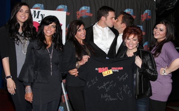 Ashley Holmes, Teresa Giudice, Jacqueline Laurita, Daniel Robinson, Anthony J. Wilkin Photo