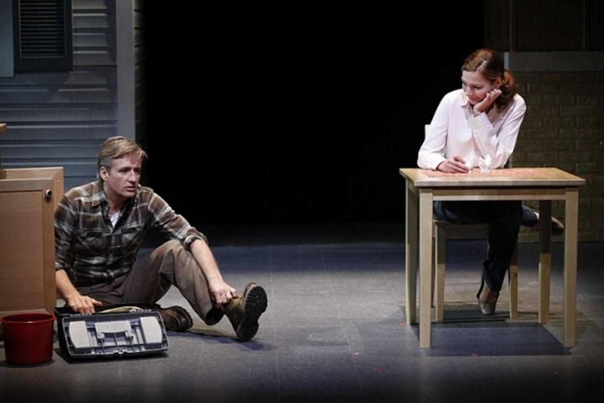 Linus Roache & Heather Burns at 