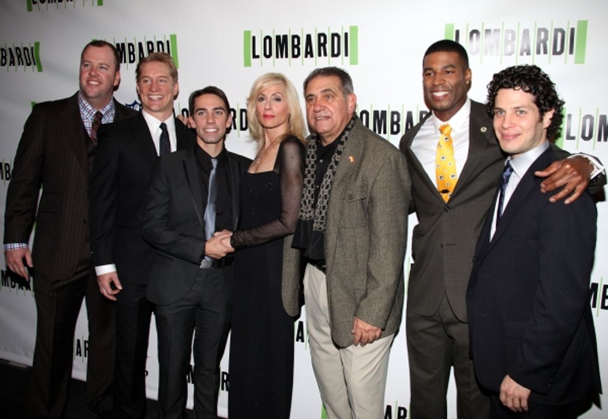 Bill Dawes, Christopher Sullivan, Keith Nobbs, Judith Light, Dan Lauria, Robert Christopher Riley and Thomas Kail at 