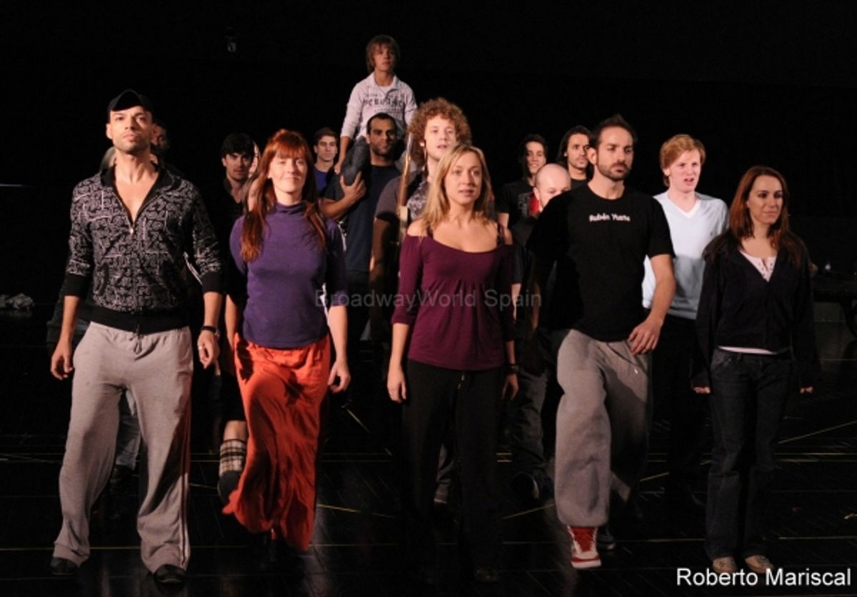 Paco Arrojo, Silvia Luchetti, Adriana Vaquero, RubÃ©n Yuste y Xenia GarcÃ­a at 