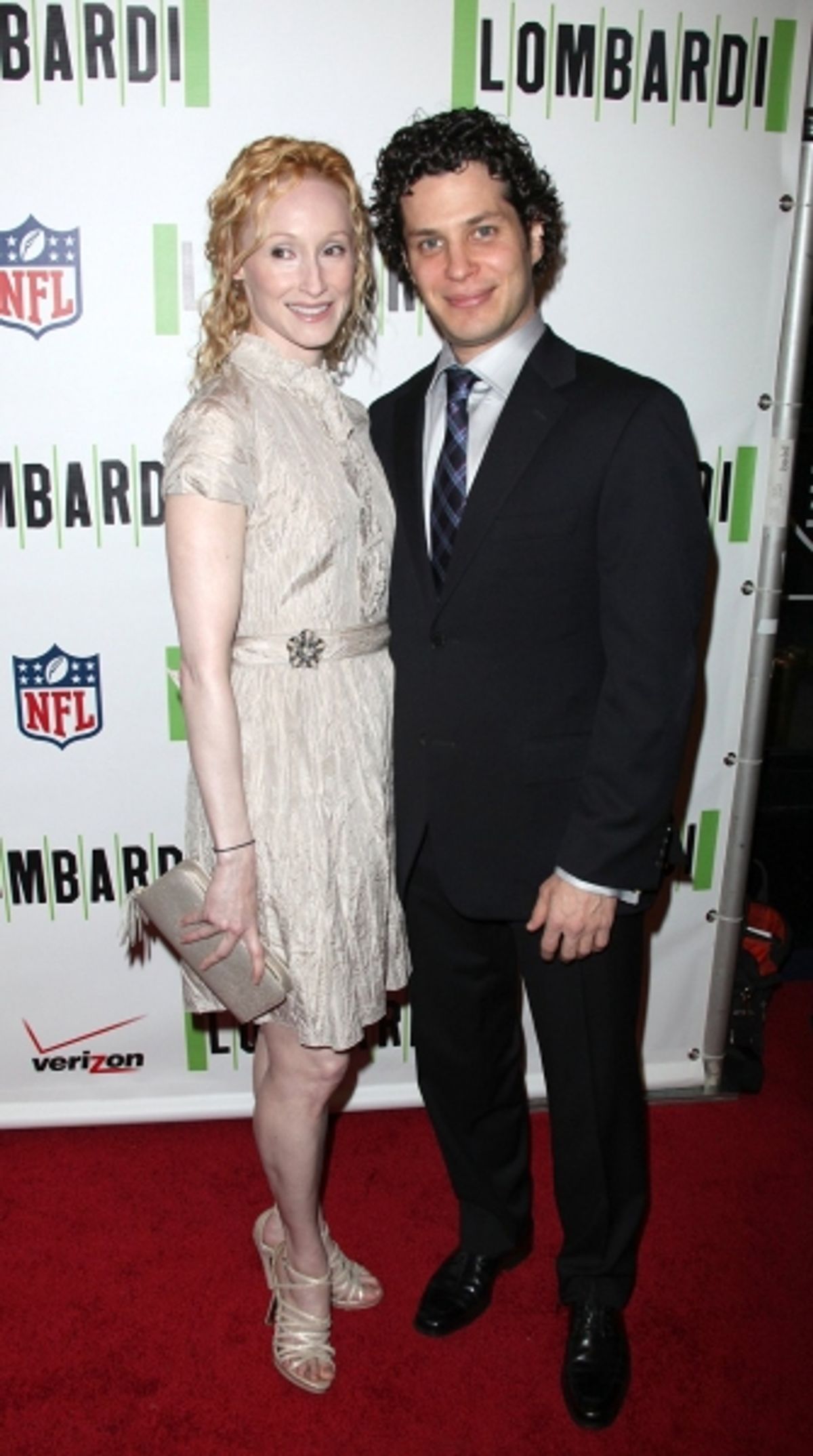 Angela Christian and Thomas Kail at 