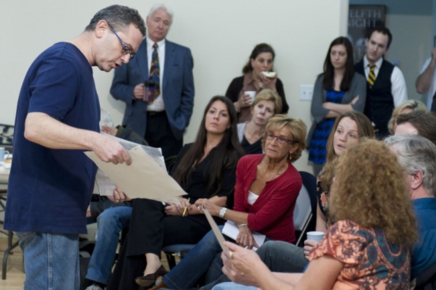 Photo Flash: First Rehearsal of ROSMERSHOLM at PTC  Image