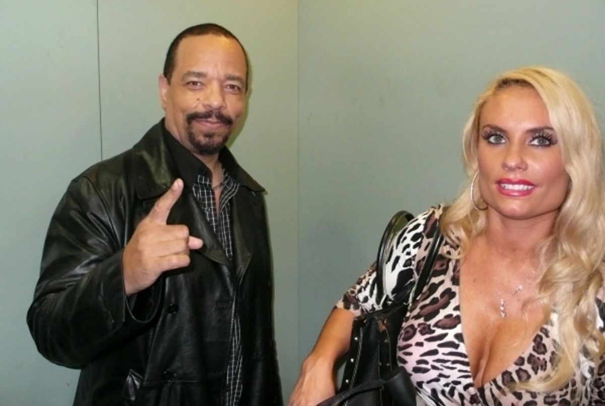 BLOOD MANOR - Cast preview party guests ICE-T & CoCo at 