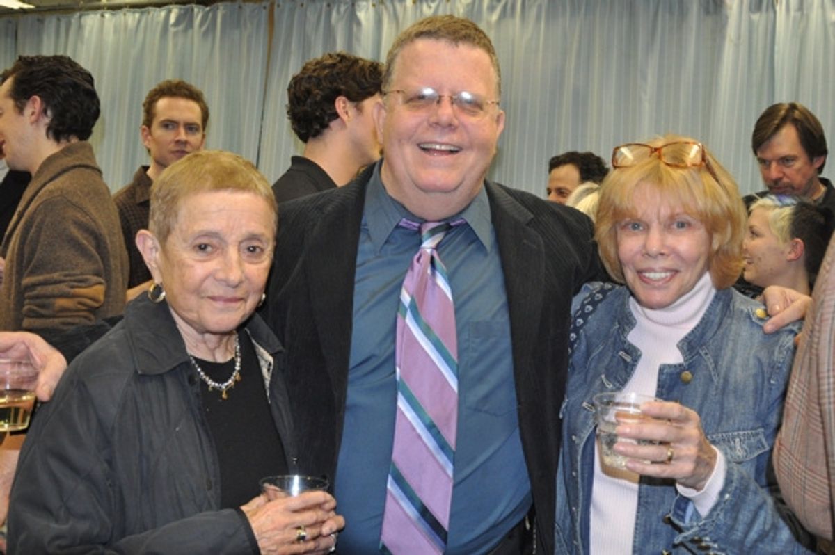 Patricia Birch, James Morgan and Judy Abrams at 