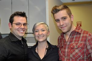 Marc Tumminelli (Assistant Director), Emily James Durning (Production Stage Manager)  Photo