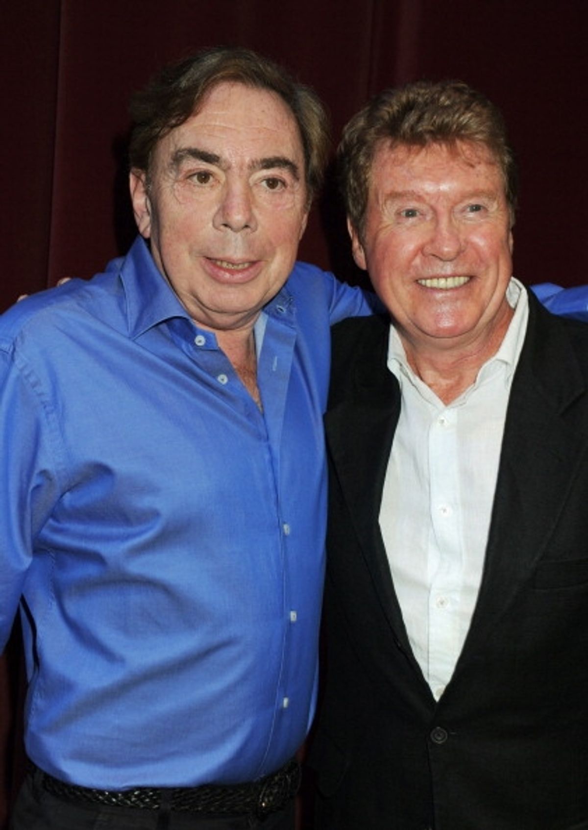 Andrew Lloyd Webber and Michael Crawford at 