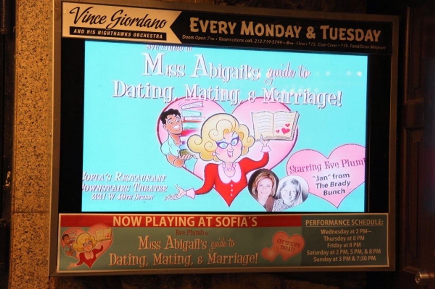 Photo Coverage: MISS ABIGAIL'S GUIDE TO DATING, MATING & MARRIAGE Curtain Call  Image