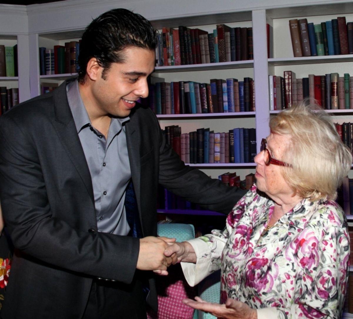 Manuel Herrera  & Dr. Ruth Westheimer at 