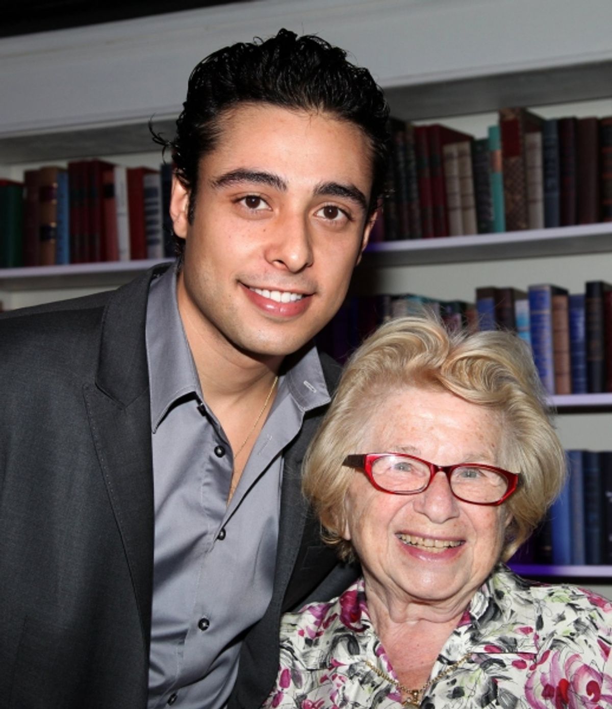 Manuel Herrera  & Dr. Ruth Westheimer at 