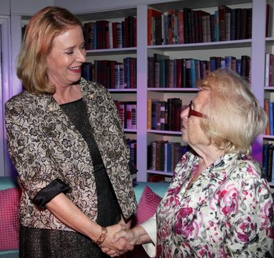 Eve Plumb & Dr. Ruth Westheimer Photo