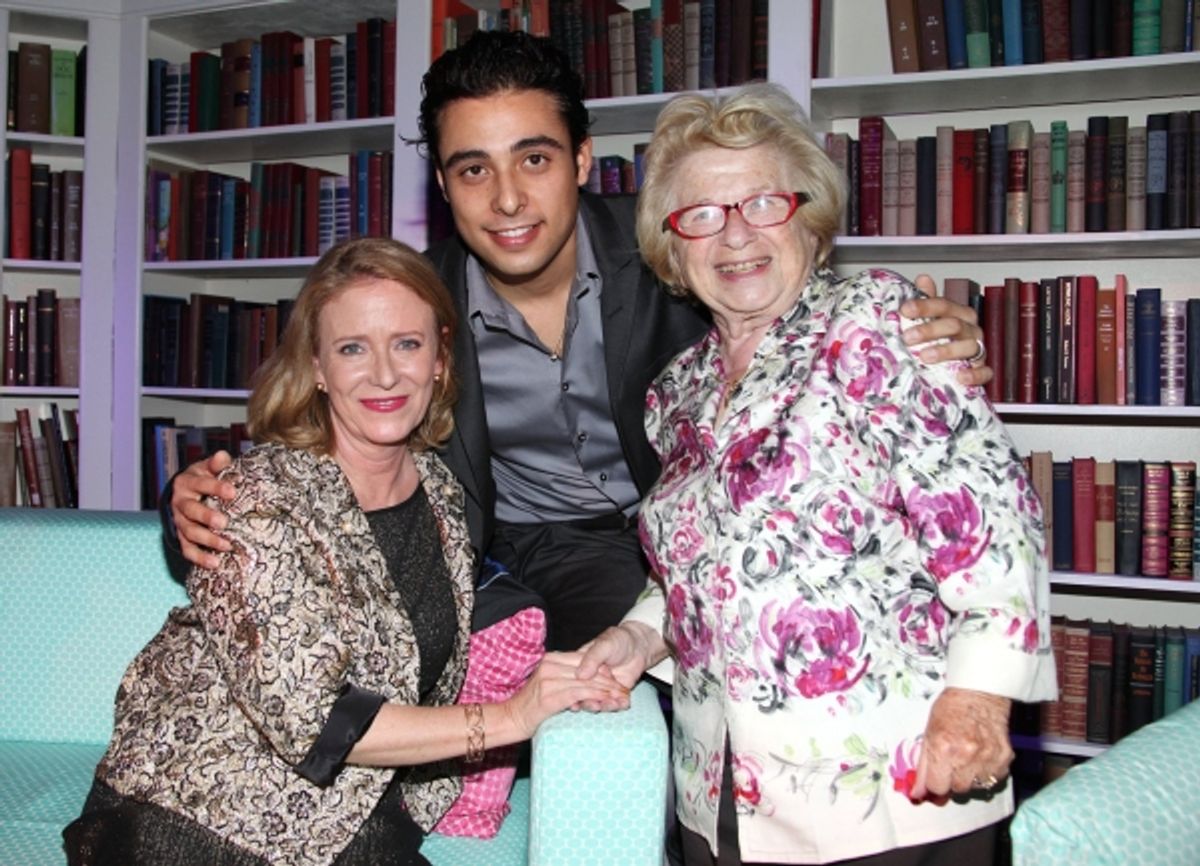 Eve Plumb & Manuel Herrera & Dr. Ruth Westheimer  at 