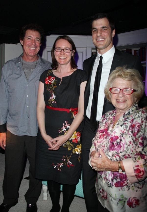  Barry Williams, Abby Grotke, Ken Davenport and Dr. Ruth Westheimer  Photo
