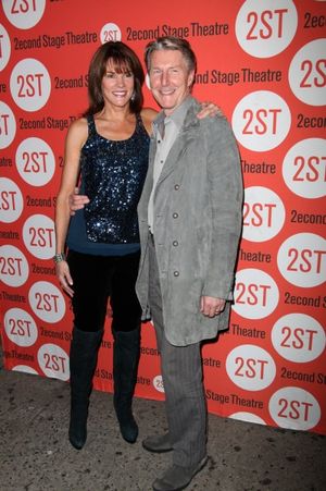 Carolyn McCormick and her husband Byron Jennings  Photo