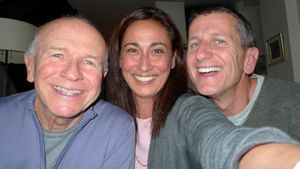 Terrence McNally, Cherry Gil, Tom Kirdahy @ BroadwayWorld Terrence McNally, Cherry Gil, Tom Kirdahy Photo