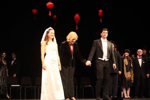 Jessica Grove, Candice Bergen and Sean Palmer @ BroadwayWorld Jessica Grove, Candice Bergen and Sean Palmer Photo