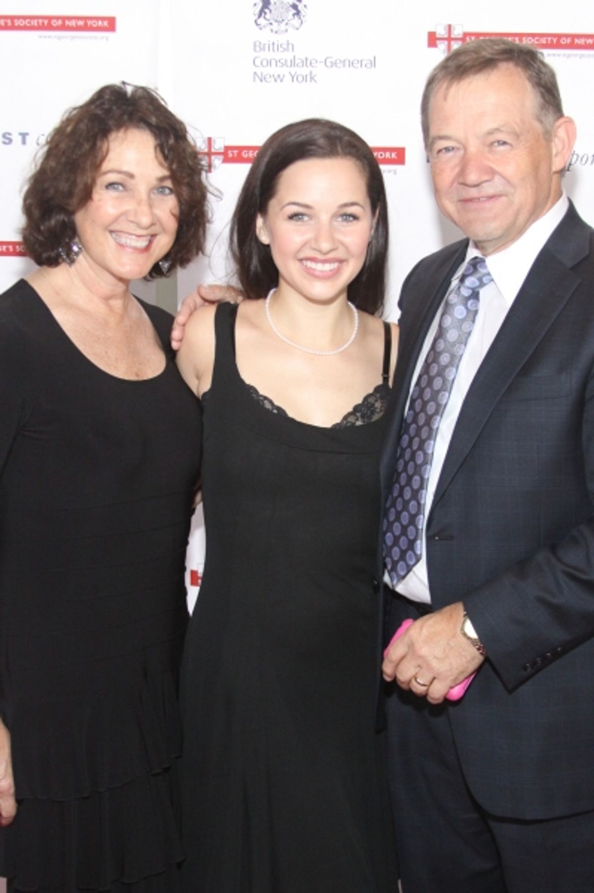 Jessica Grove and her parents at 