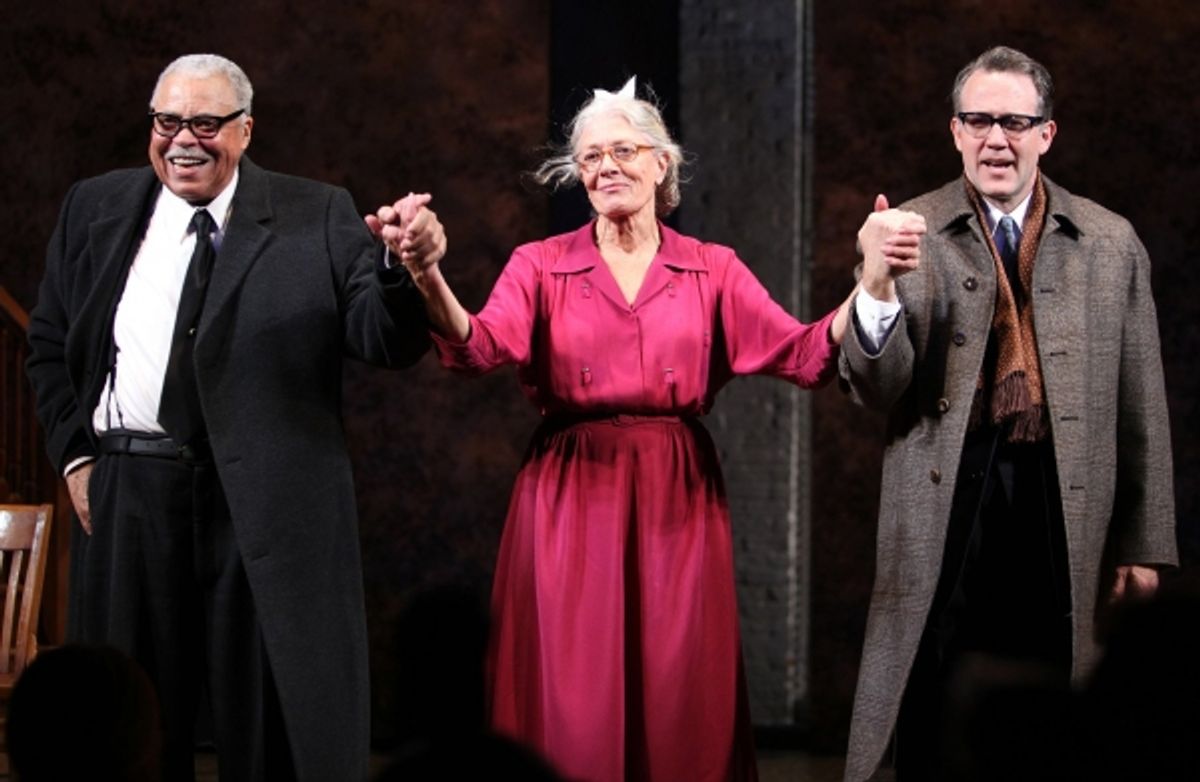 James Earl Jones, Vanessa Redgrave & Boyd Gaines  at 