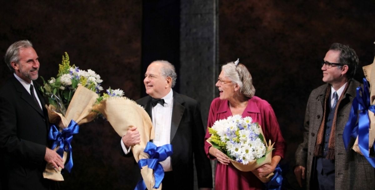 David Esbjornson, Alfred Uhry, Vanessa Redgrave & Boyd Gaines at 