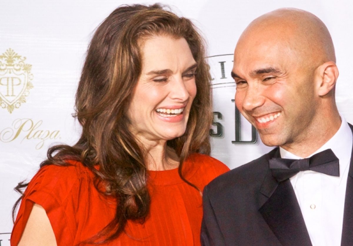 Brooke Shields & Shawn Emamjomeh at 