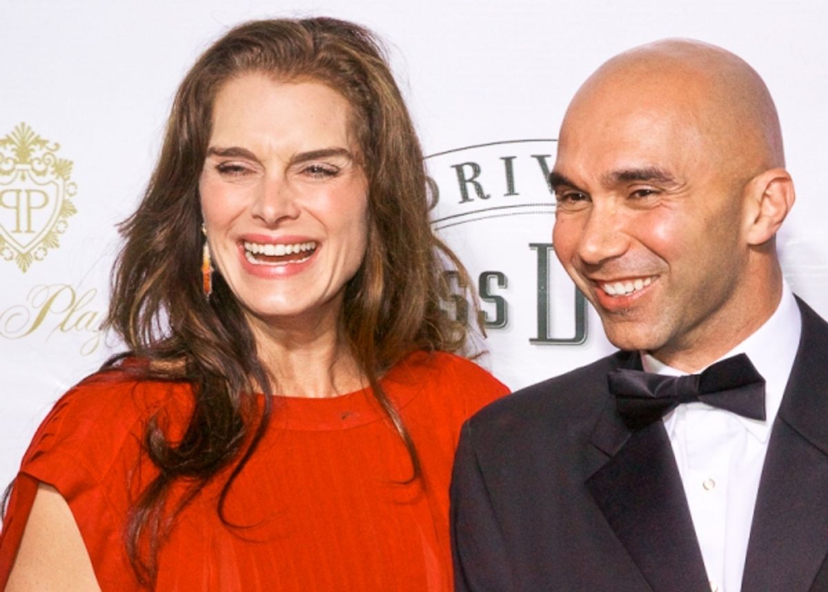 Brooke Shields & Shawn Emamjomeh at 