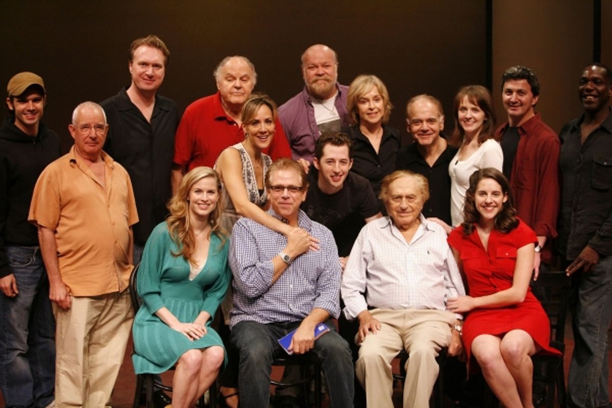 Stuart Ross (Director) & Joseph Stein (Composer) with Jill Eikenberry, Michael Tucker, Josh Grisetti, George S. Irving, Emily Shoolin and the ensemble cast  -  'ENTER LAUGHING' 8/27/2008 at 