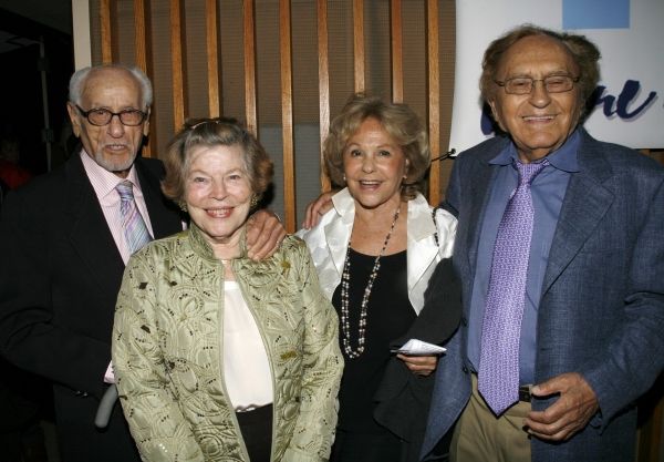 Eli Wallach, Anne Jackson & Joseph Stein with wife - 