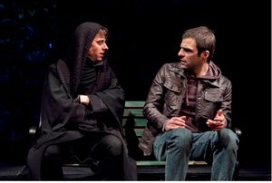 Christian Borle and Zachary Quinto @ BroadwayWorld Christian Borle and Zachary Quinto Photo