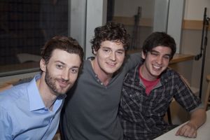 Bryce Pinkham, Benjamin Walker and Justin Levine Photo