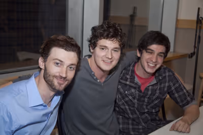Bryce Pinkham, Benjamin Walker and Justin Levine Photo