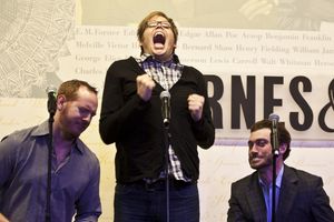 Darren Goldstein, Jeff Hiller and Bryce Pinkham @ BroadwayWorld Darren Goldstein, Jeff Hiller and Bryce Pinkham Photo