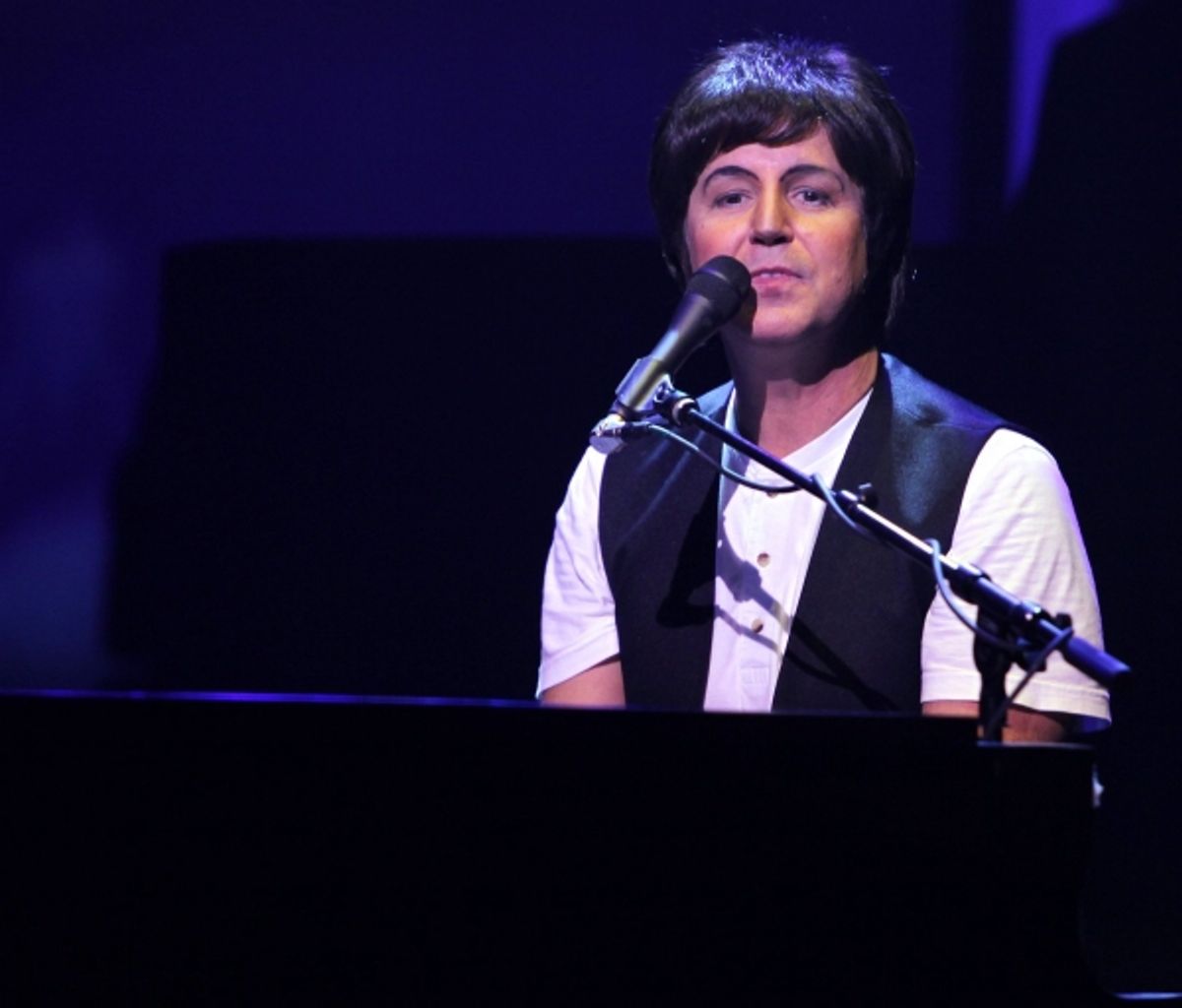Joey Curatolo as Paul McCartney  at 