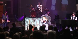 RAIN cast members: Ralph Castelli as Ringo Starr, Joe Bithorn as George Harrison and  Photo