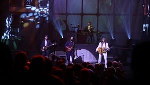 RAIN cast members: Ralph Castelli as Ringo Starr, Joe Bithorn as George Harrison and  Photo