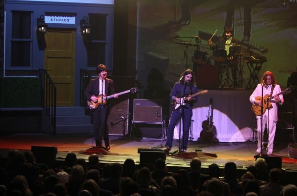 RAIN cast members: Ralph Castelli as Ringo Starr, Joe Bithorn as George Harrison and  Photo