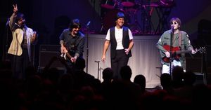 RAIN cast members: Ralph Castelli as Ringo Starr, Joe Bithorn as George Harrison and  Photo