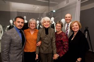 Ali Rahimi, Mary Littrell, Carol Channing, Linda Carlson, John Barle and Nancy Hartle Photo