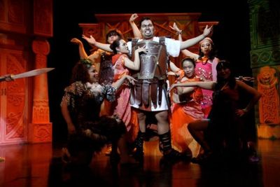 Mikey Llorin and cast Photo