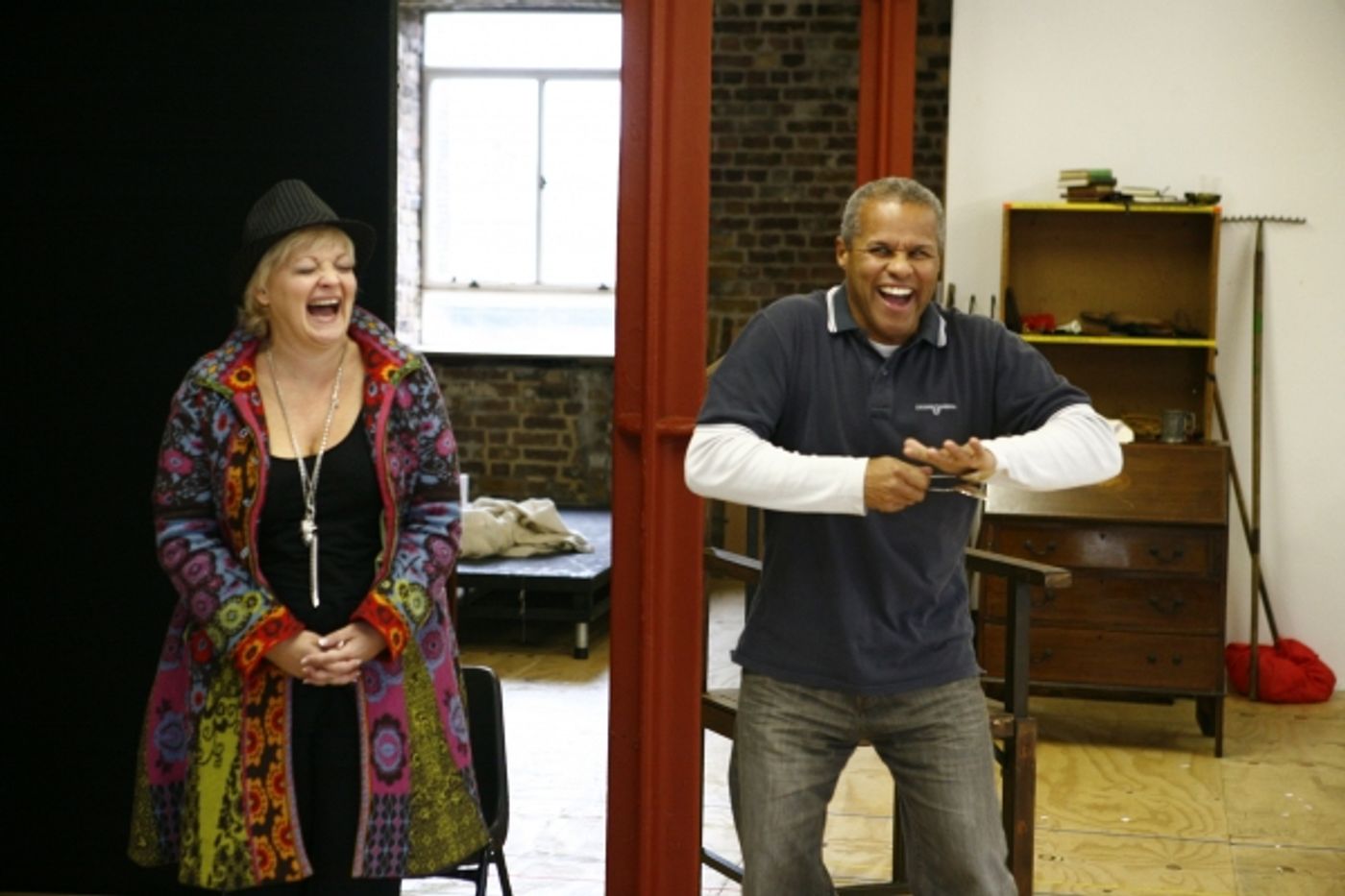 Photo Flash: Rehearsal Images from THE INVISIBLE MAN At Menier Chocolate Factory  Image