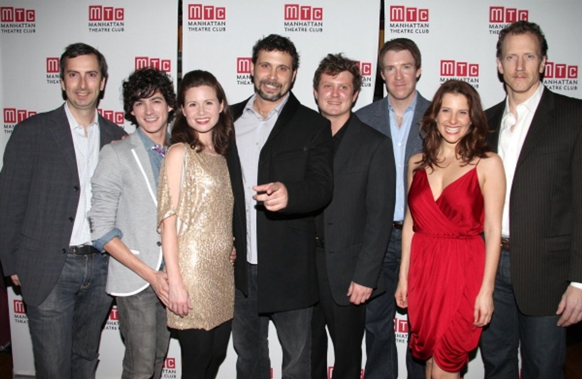Henry Wishcamper, Aaron Michael Davies, Maggie Lacey, Jeremy Sisto, Beau Willimon, Brian Hutchinson, Mia Barron & Charles Borland at 