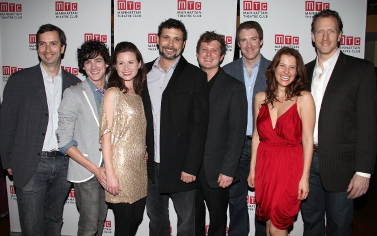 Henry Wishcamper, Aaron Michael Davies, Maggie Lacey, Jeremy Sisto, Beau Willimon, Brian Hutchinson, Mia Barron & Charles Borland at 