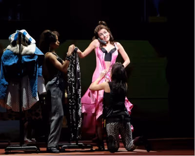 Vivian Nixon, Laura Benanti and Yanira Marin Photo