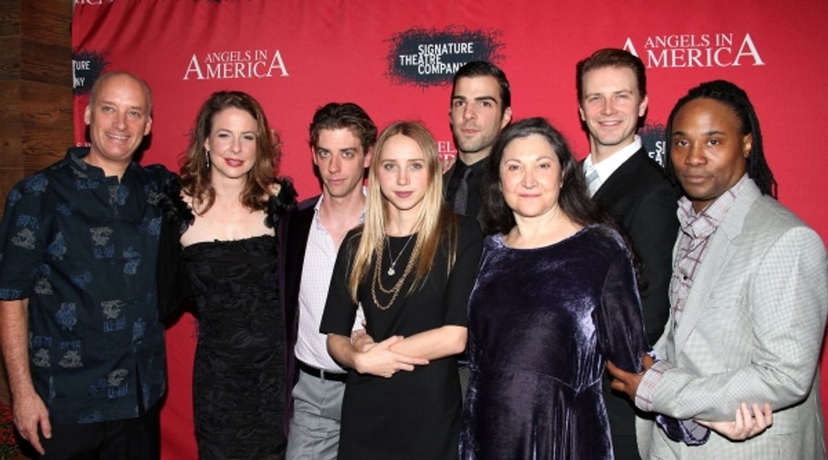 Frank Wood, Robin Weigert, Christian Borle, Zoe Kazan, Zachary Quinto, Robin Bartlett, Bill Heck &amp; Billy Porter  at 