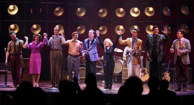 Lesley Gore & Million Dollar Quartet Cast Photo