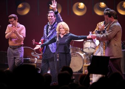 Lesley Gore & Million Dollar Quartet Cast Photo