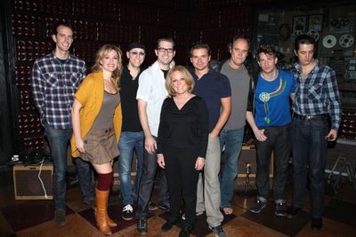 Lesley Gore with cast members: Corey Kaiser, Elizabeth Stanley, Larry Lelli, Robert B Photo