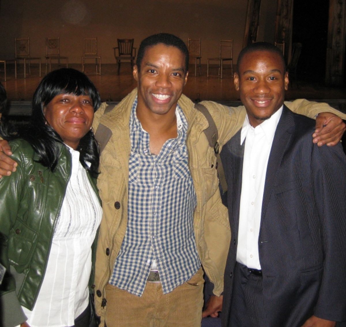 Deborah Norris Webster, Rodney Hicks and Harsan Webster at 