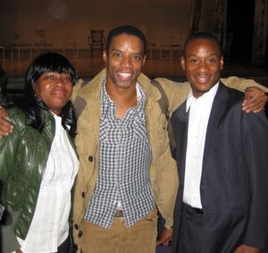 Deborah Norris Webster, Rodney Hicks and Harsan Webster Photo