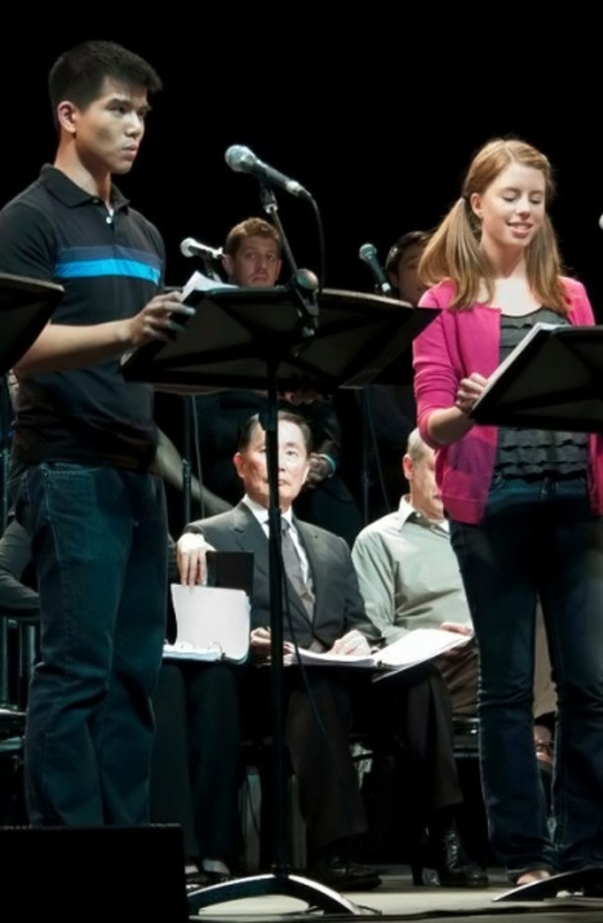 Telly Leung, Allie Trimm at 