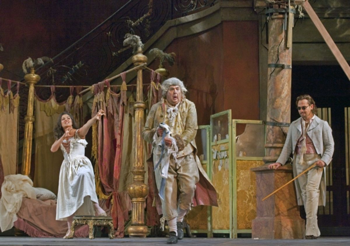 Anna Netrebko, John Del Carlo and Mariusz Kwiecien  at 