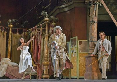Anna Netrebko, John Del Carlo and Mariusz Kwiecien  Photo